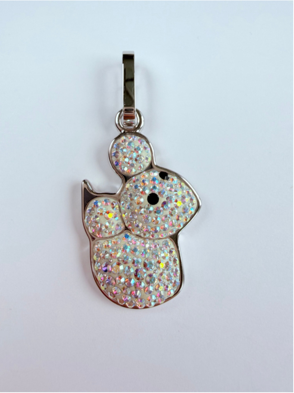 Swarovski Joe The Mouse White Crystal Lovlots Pendant/Bracelet Enhancer Charm